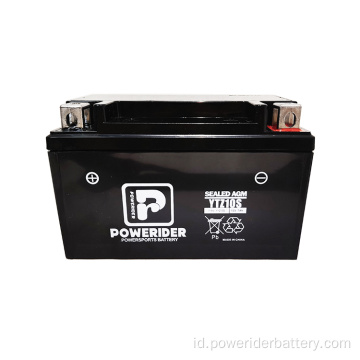 12V 7Ah YTZ10S Tertutup Baterai Starter Bagian Motor